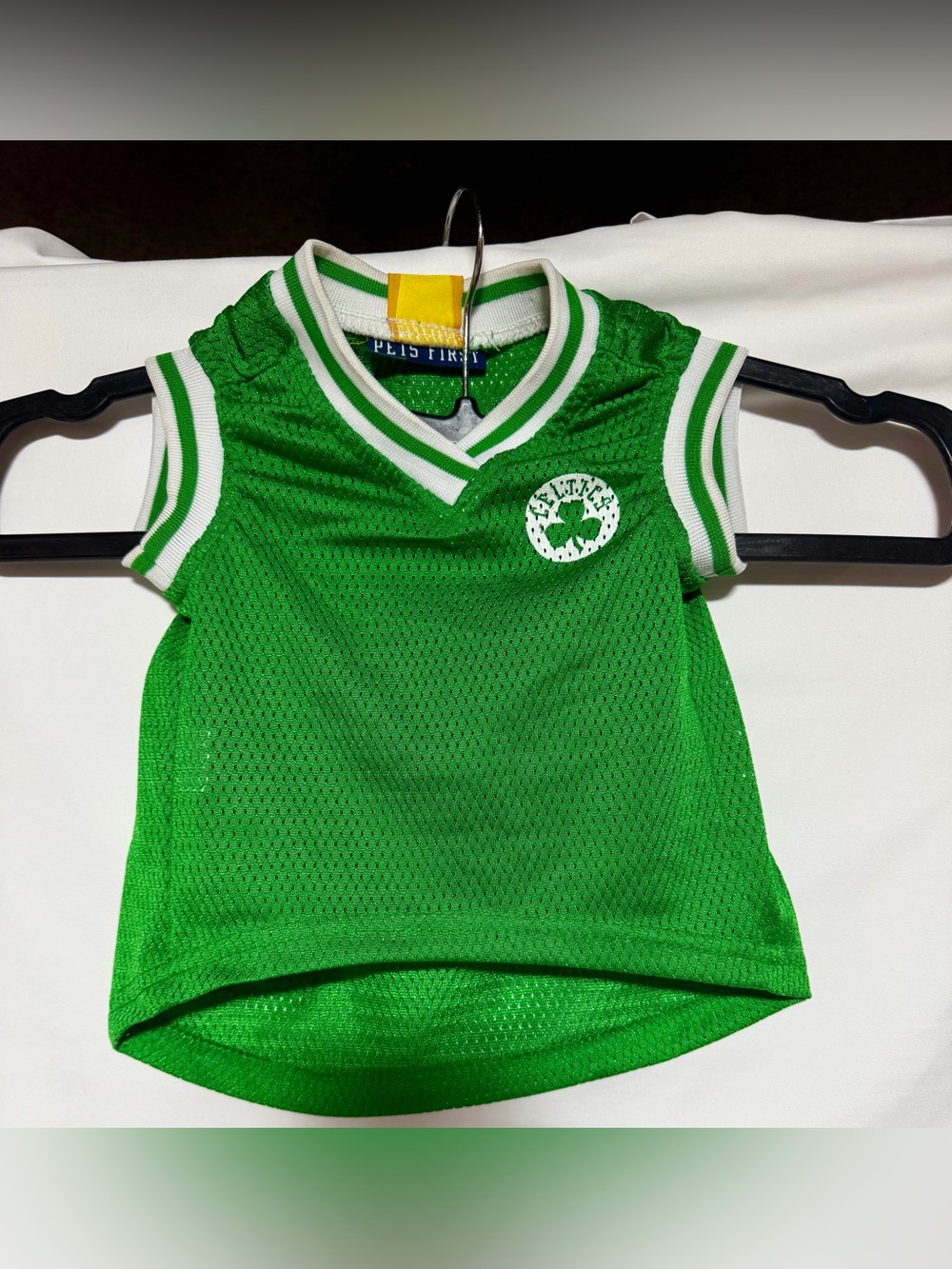 Pets First NBA Boston Celtics Dog Sport Jersey M Green/White Polyester